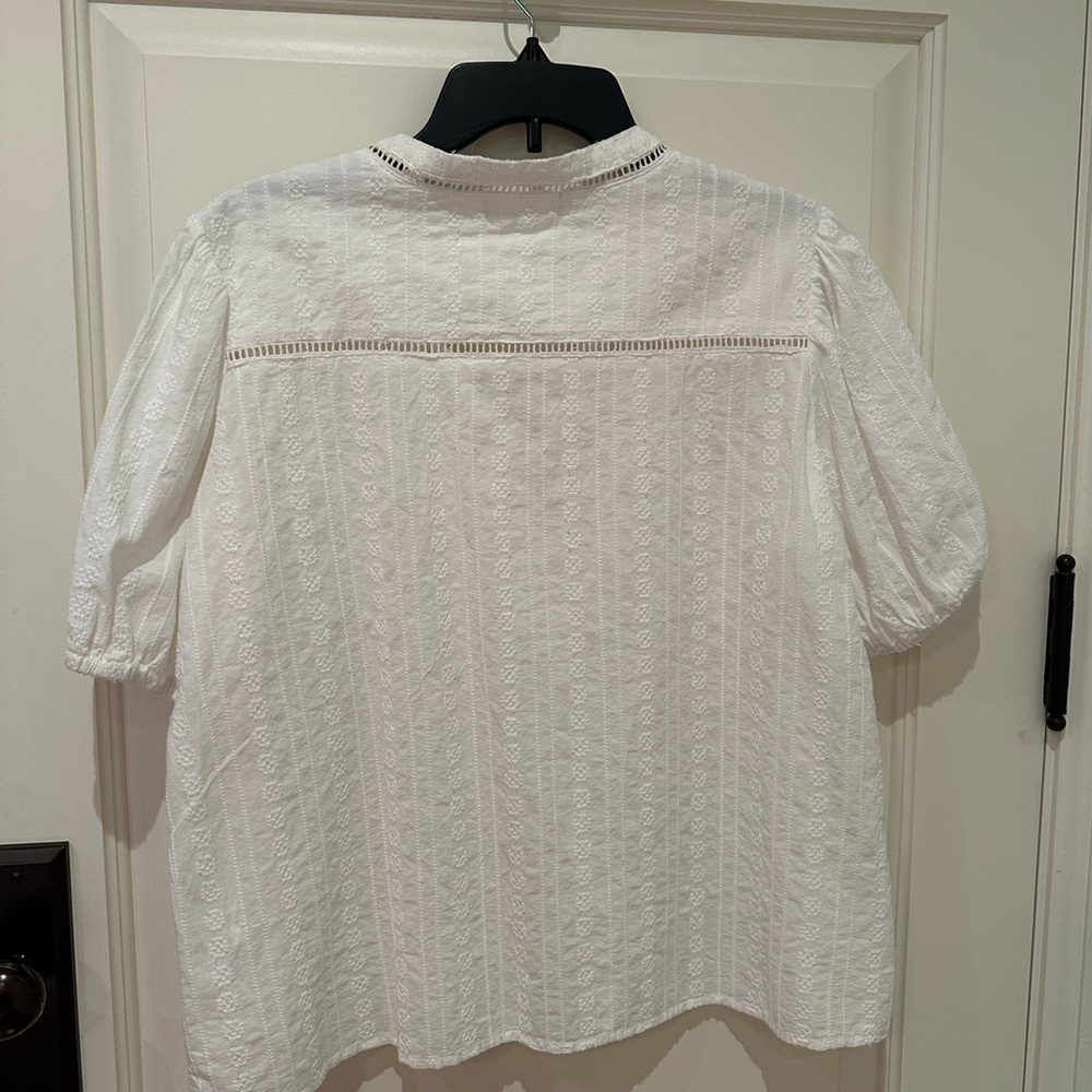 4OUR DREAMERS White Cotton Shirt US XL🌸 - Picture 4 of 10
